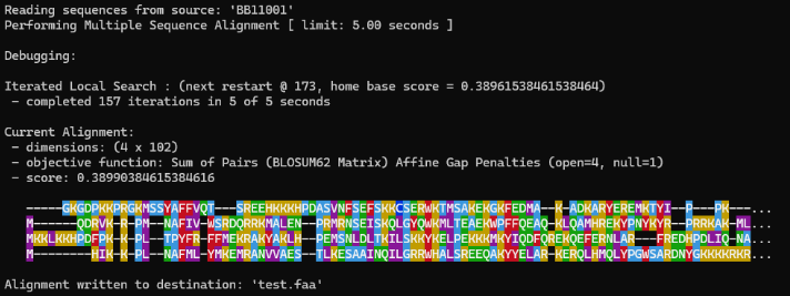 Metaheuristic Aligner